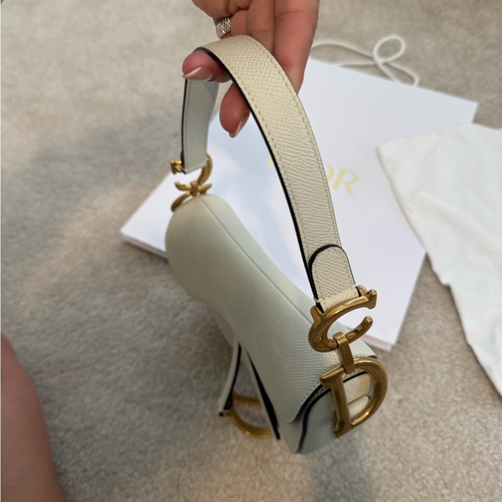 DIOR white saddle bag - Picture 5 of 17